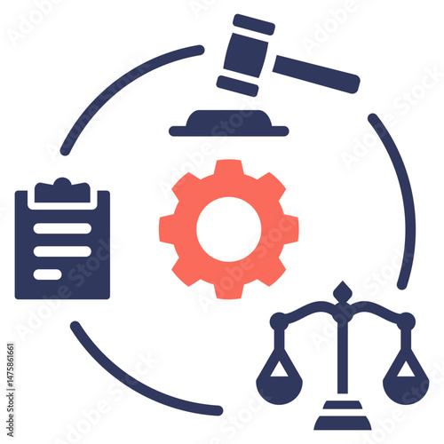 Case Management Mixed Icon