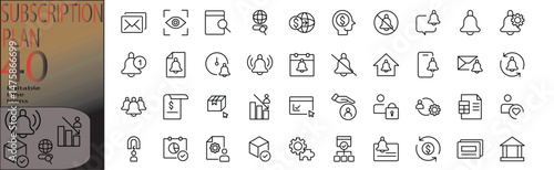 Subscription Services Icon Set cannot be edited already expanded and merged