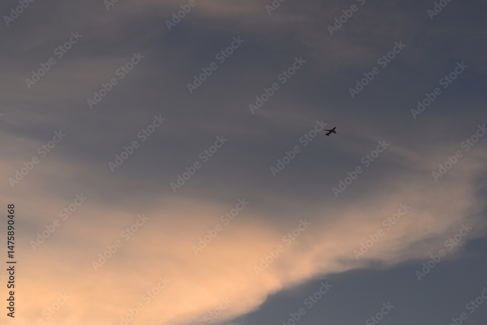 beautiful golden sky and white cloud background in springtime beautiful golden sky and white cloud background in springtime