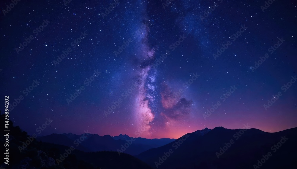 Stunning night sky image showcasing a bright constellation , twinkling stars, night, starscape Stunning night sky image showcasing a bright constellation , twinkling stars, night, starscape