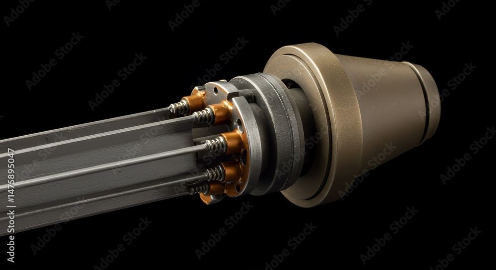 Close-up of a Futuristic Mechanical Device: Detailed Engineering Marvel Close-up of a Futuristic Mechanical Device: Detailed Engineering Marvel