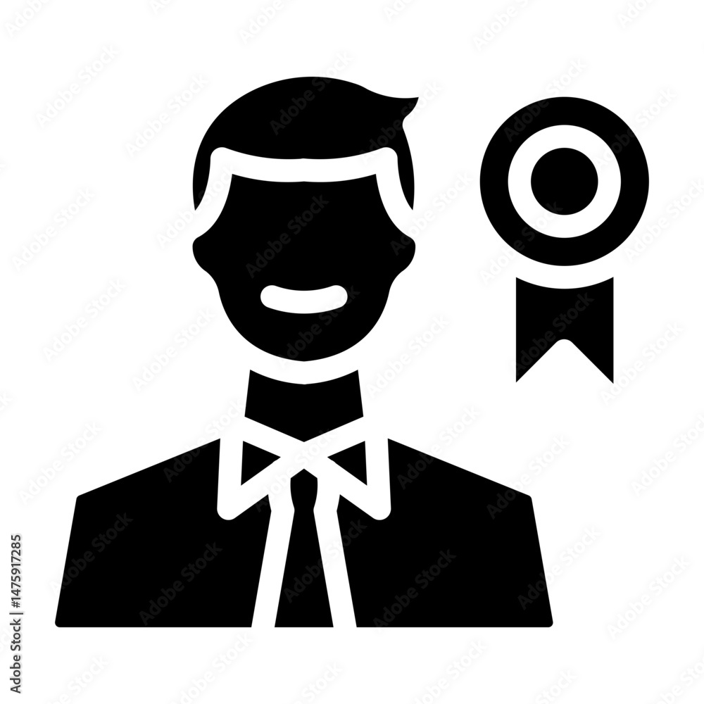 employee of the month Solid icon employee of the month Solid icon