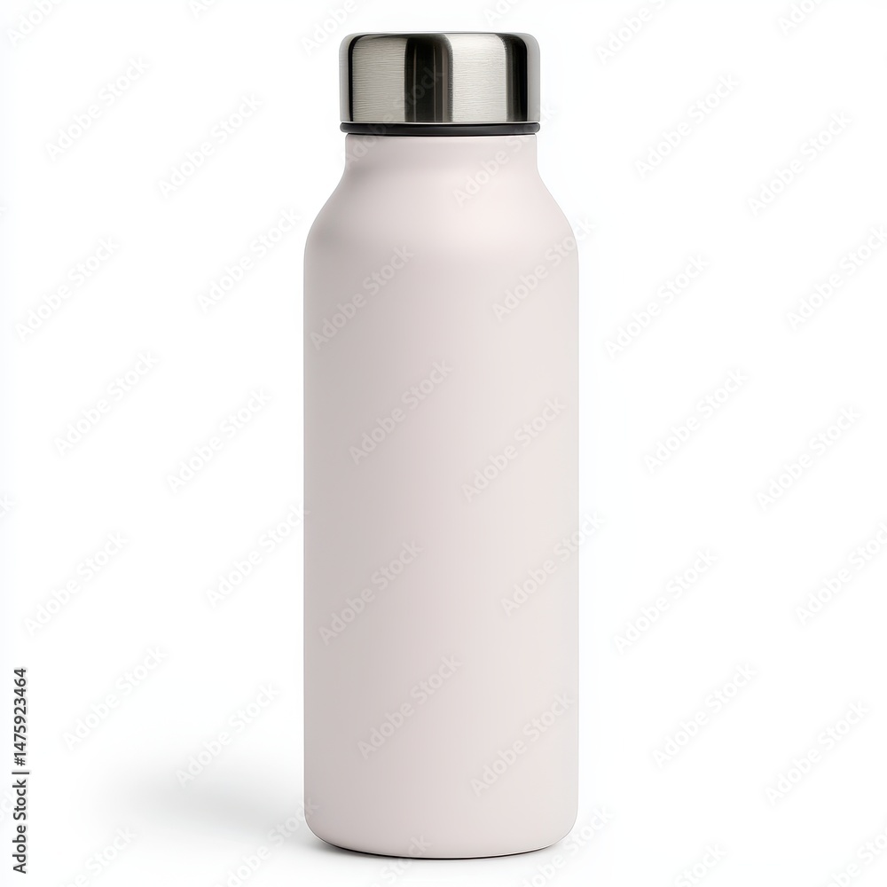 Sleek and Minimalist Insulated Water Bottle with Metallic Lid Sleek and Minimalist Insulated Water Bottle with Metallic Lid