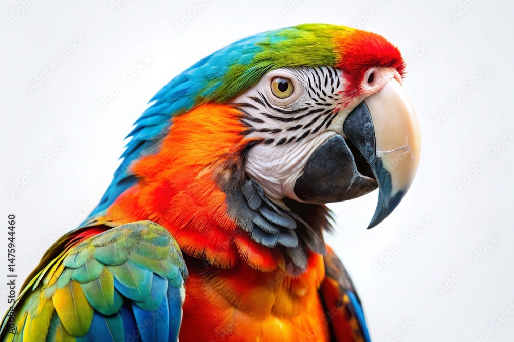 Fototapeta premium blue and yellow macaw ara