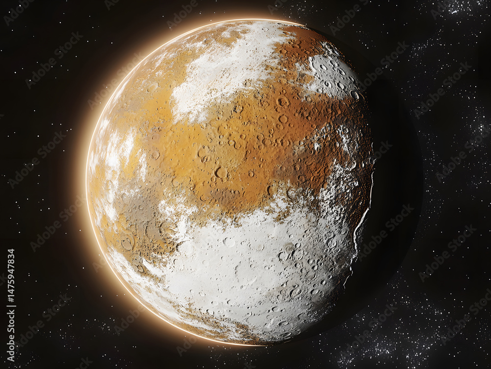 Naklejka premium Mars