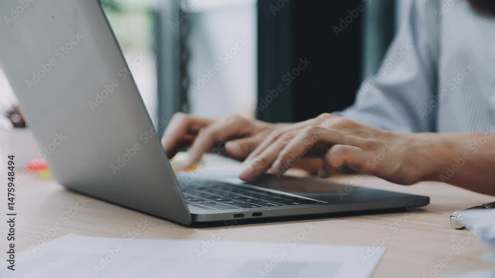 Auditor and accountant team working in office, analyze financial data and accounting record with calculator. Accounting company provide finance and taxation planning for profitable cash flow. Insight Auditor and accountant team working in office, analyze financial data and accounting record with calculator. Accounting company provide finance and taxation planning for profitable cash flow. Insight