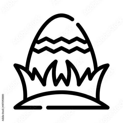 Easter line icon