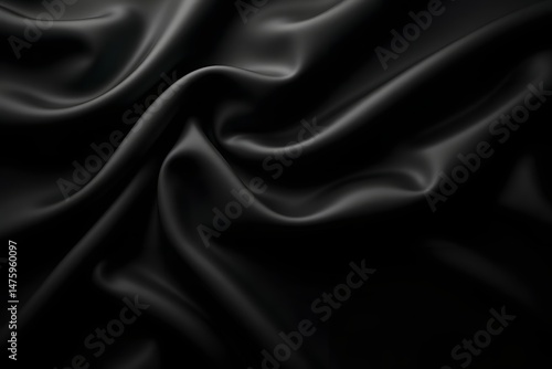 Wallpaper Mural Black luxury fabric background with copy space for design work Torontodigital.ca