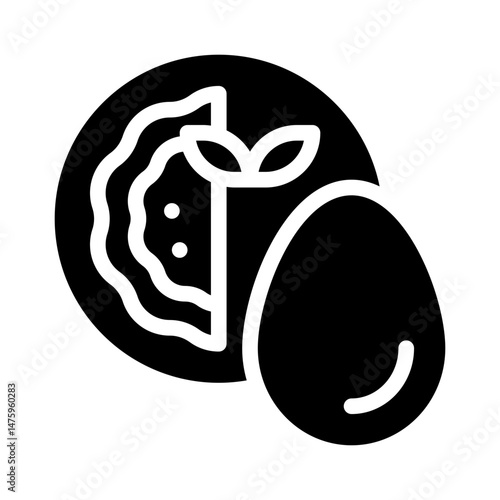 omelette glyph icon