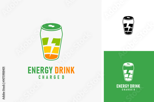 Energy drink logo symbol icon design
