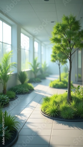 Sustainable healthcare model supported by private equity, focusing on eco-friendly patient care practices photo