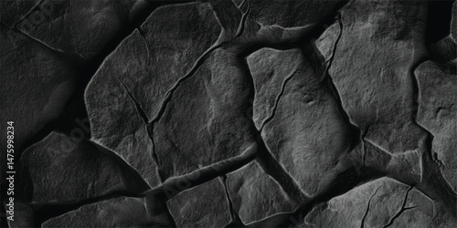  Black stone texture abstract background image