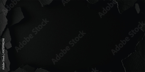  Black stone texture abstract background image