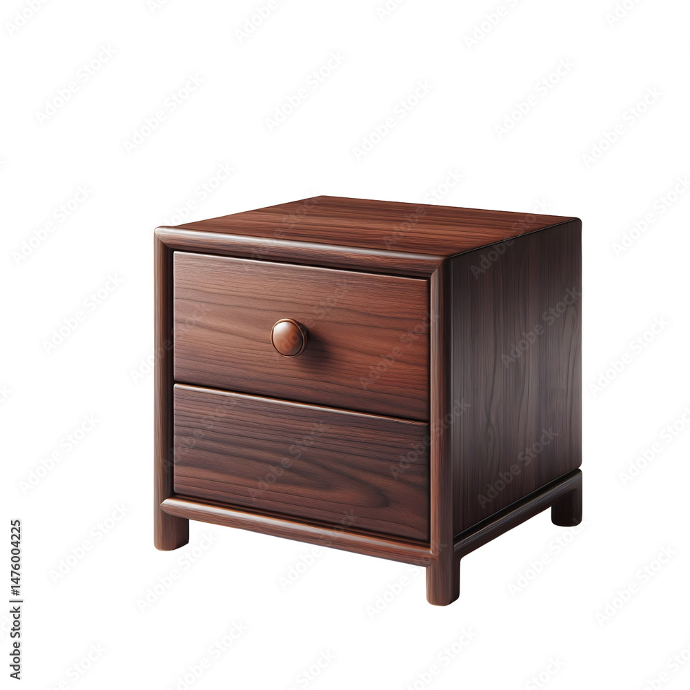 Buy modern wood nightstand bedside table with drawers for bedroom furniture on transparent background Buy modern wood nightstand bedside table with drawers for bedroom furniture on transparent background