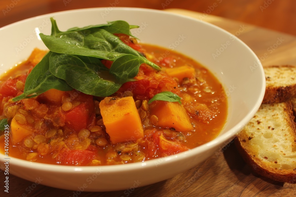 A rich instant soup with tomato and pumpkin A rich instant soup with tomato and pumpkin