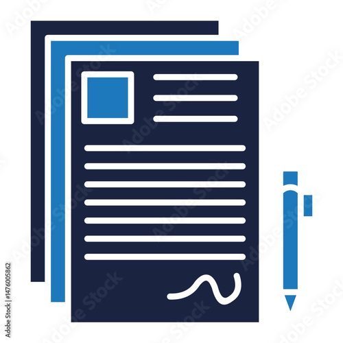 contract icon blue