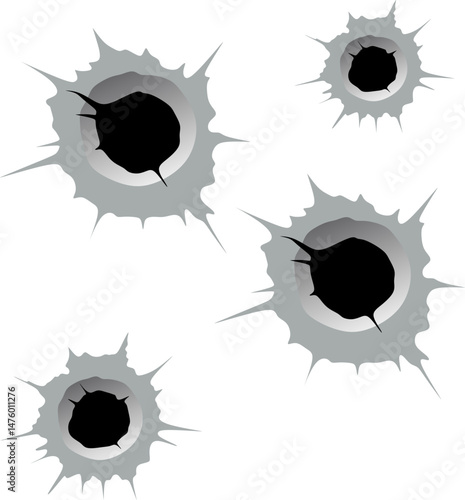 Bullet Hole Vector