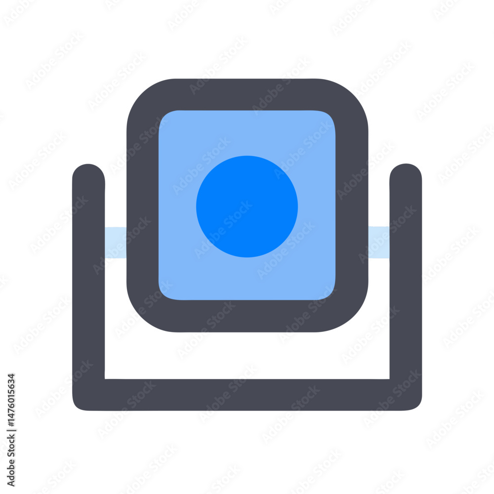 Abstract blue table spotlight illuminating empty black background scene Abstract blue table spotlight illuminating empty black background scene
