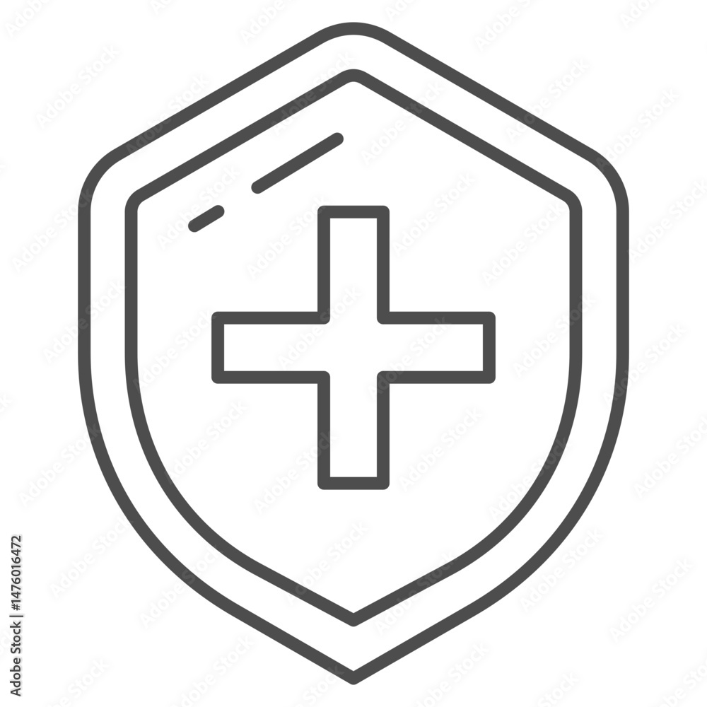 Fototapeta premium Prevention Icon Element For Design