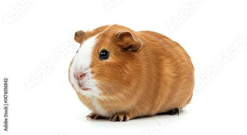 Wallpaper Mural Guinea Pig on White Background Torontodigital.ca