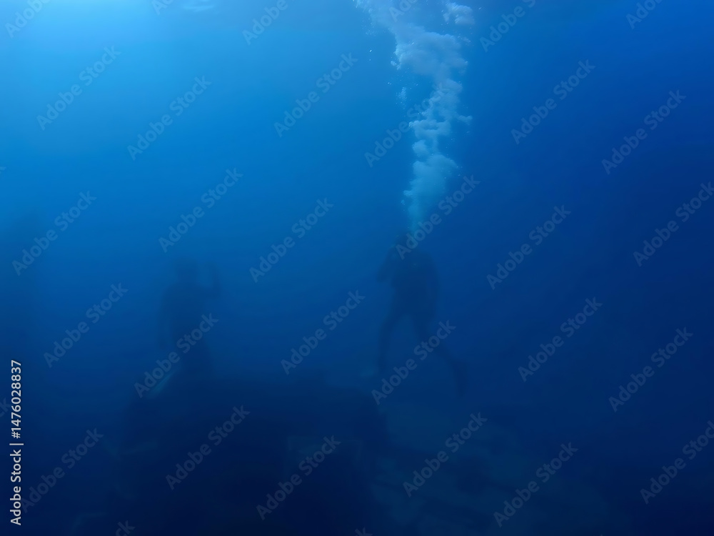 custom made wallpaper toronto digitalAqua Depth Shadows