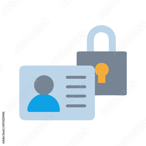 Personal identification card and security lock for access control