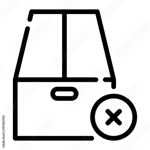 delete product line icon