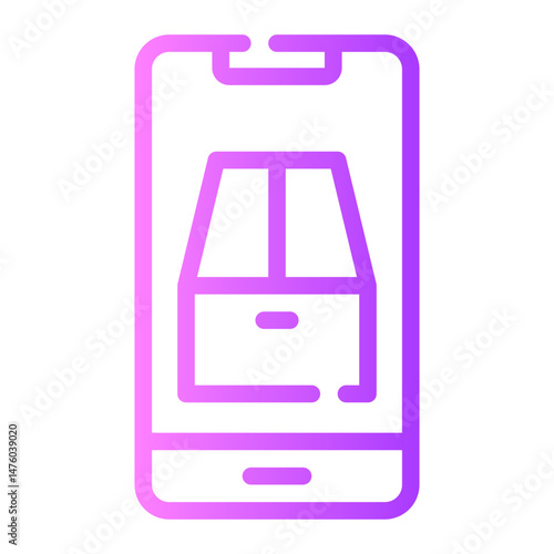 smartphone gradient icon