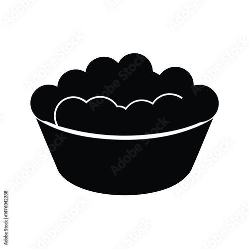 Tater Tots Snack Silhouette