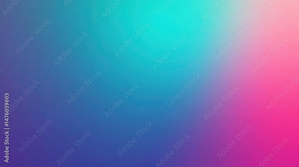 Obraz premium Abstract gradient background with vibrant blue, turquoise, and pink hues, ideal for various design projects requiring a smooth and colorful backdrop.