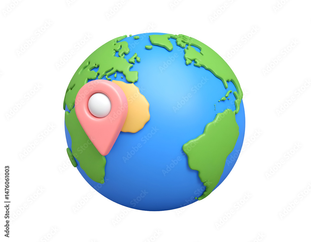 Global location marker Global location marker