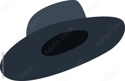 Traditional Jewish hat vector illustration