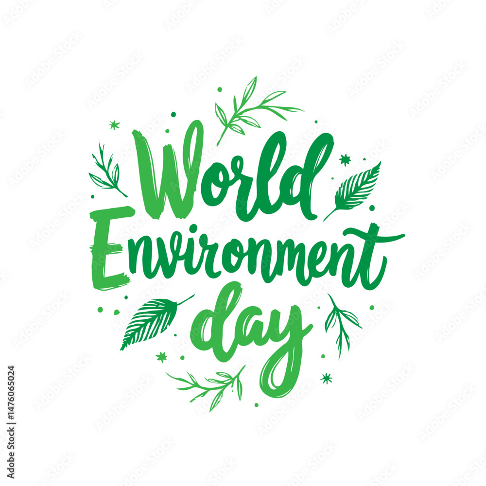Fototapeta premium Celebrating World Environment Day: An Artistic Depiction of Environmental Awareness