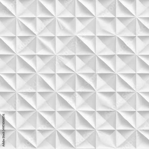 Geometric white triangle pattern