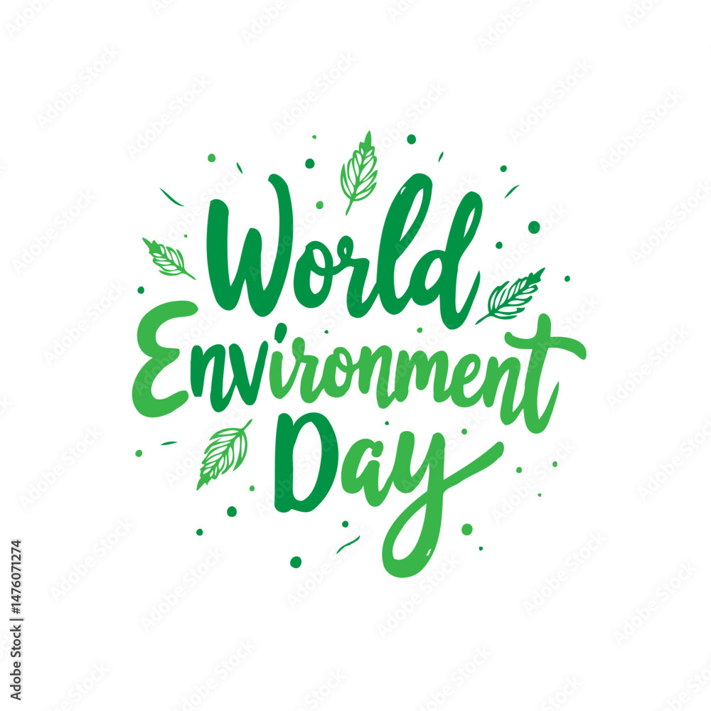 Fototapeta premium Celebrating global harmony: A vivid illustration for World Environment Day