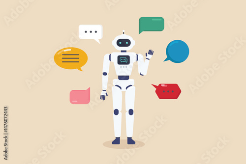 Answer questions with ai robot artificial intelligence