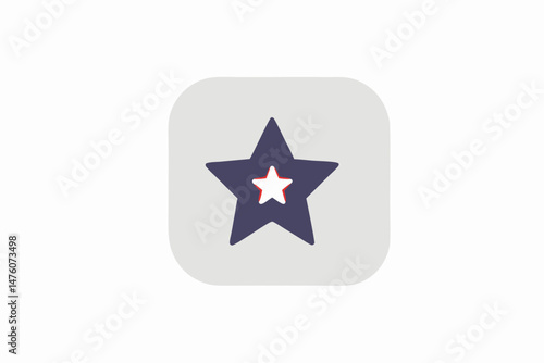 bookmark with small star icon