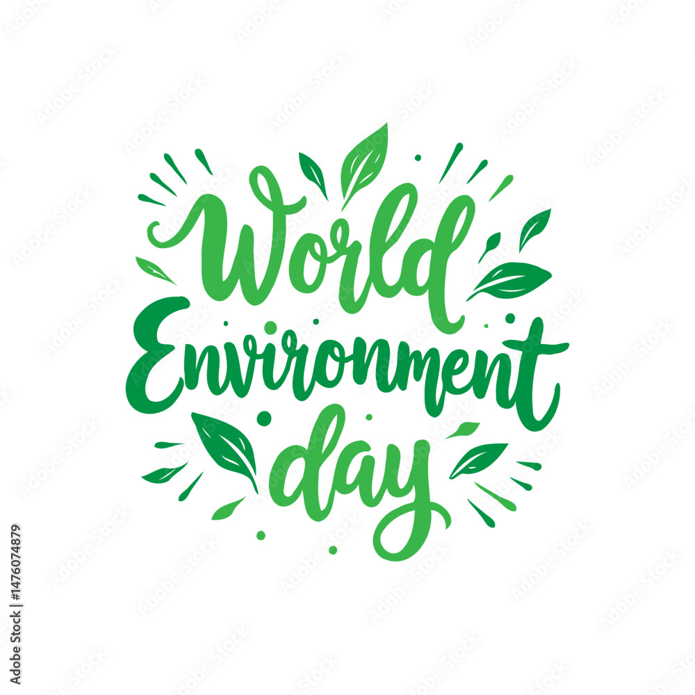 Celebrate Ecological Awareness: World Environment Day Artistic Typography Design Celebrate Ecological Awareness: World Environment Day Artistic Typography Design