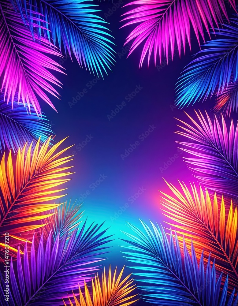 Lush tropical palm leaves create a vibrant, green backdrop, showcasing intricate textures and varying shades of green, evoking a serene, exotic atmosphere. Lush tropical palm leaves create a vibrant, green backdrop, showcasing intricate textures and varying shades of green, evoking a serene, exotic atmosphere.