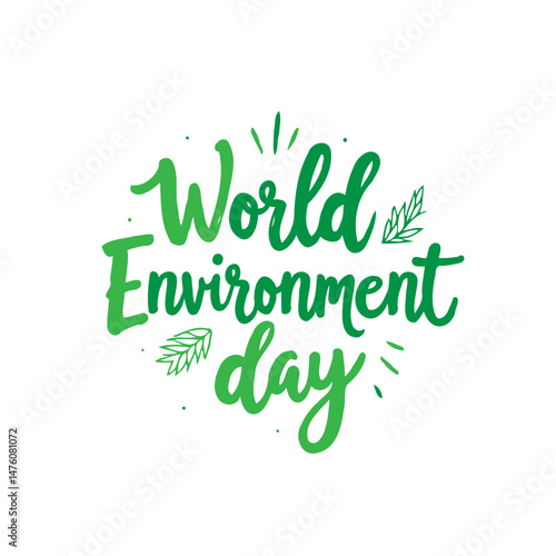 World Environment Day: A stylized greeting highlighting ecological awareness