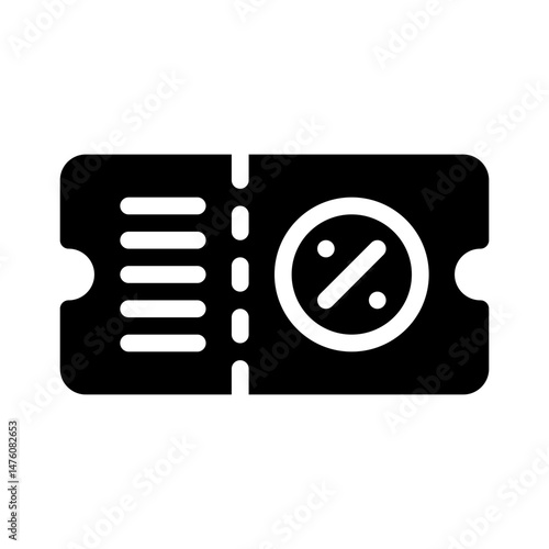 social media ads glyph icon