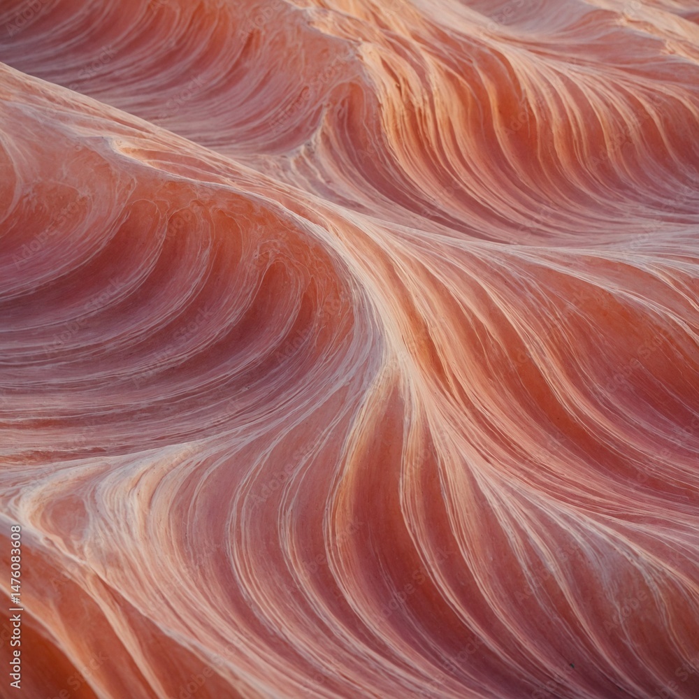 Pink and peach tones abstract wave field Pink and peach tones abstract wave field