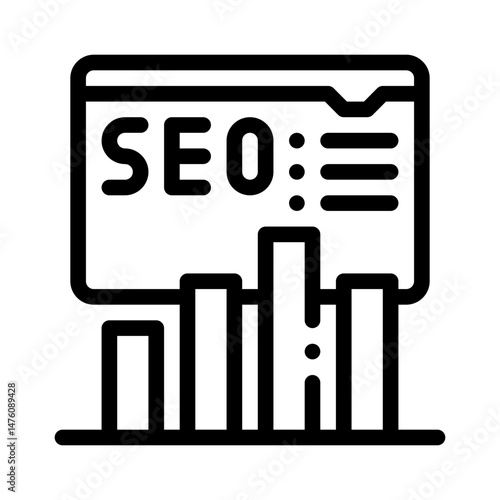 SEO line icon