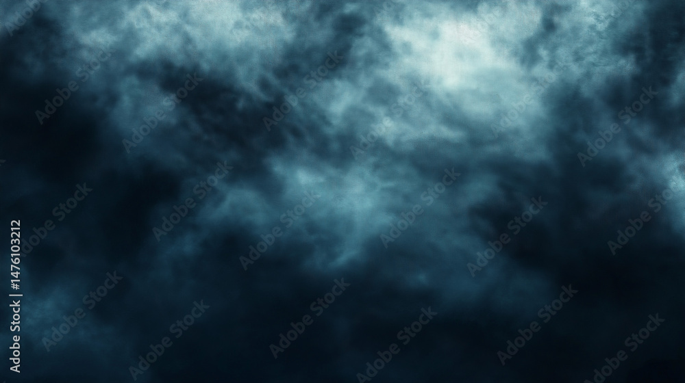 Fototapeta premium Dark clouds swirl as a tornado forms in the distance, capturing nature's raw power and imminent danger.