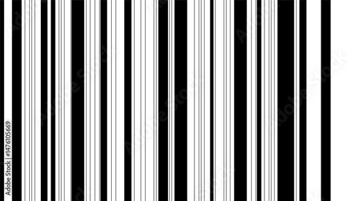 White Vertical Stripes seamless pattern background. Vector illustration.
