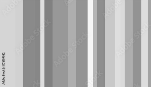 White and black Vertical Stripes seamless pattern background. Vector illustration.