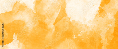 Vector abstract gold and white splashed watercolor texture hand drawing graphic design.