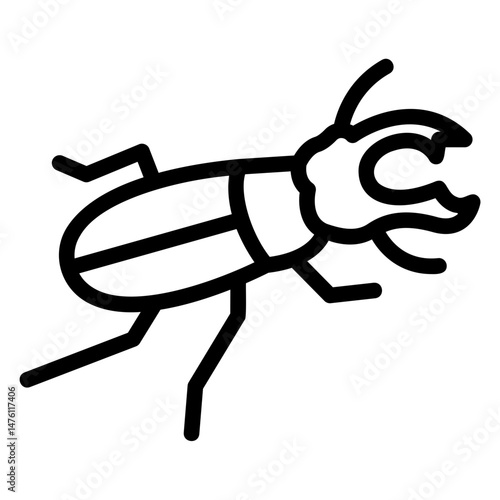 beetle Line Icon