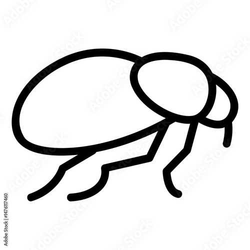 flea Line Icon