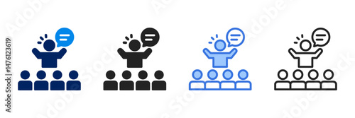Support  Icon Set Different Style Collection 